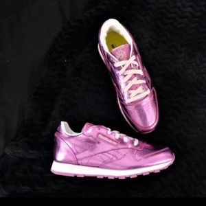 Purple Metallic Reeboks
